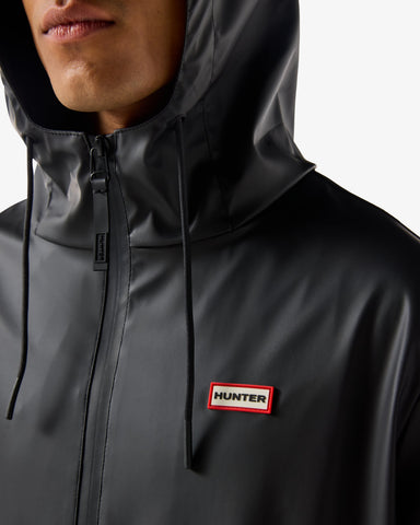 Unisex Black Downpour Andrea PU Rain Coat