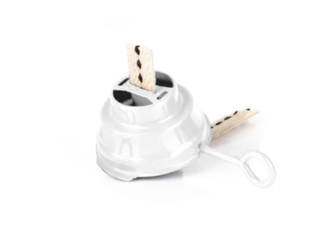 Feuerhand Burner with Wick  Pure White - Wylies Outdoor World