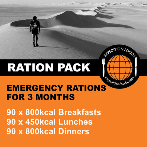 Expedition Foods Emergency Rations for 3 Months