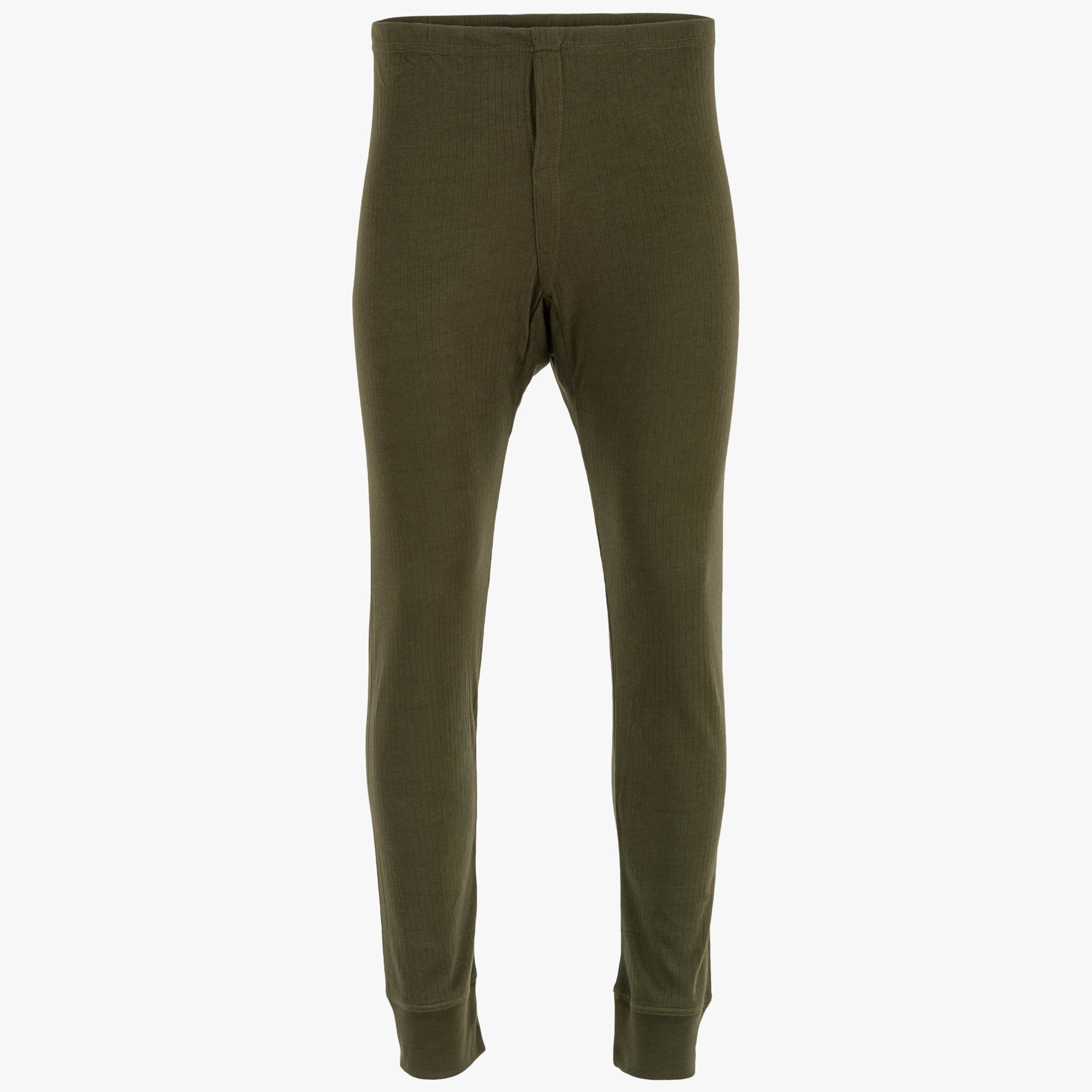 Thermal Long Johns Leggins, Mens, Olive, 2XL