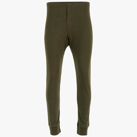 Thermal Long Johns Leggins, Mens, Olive, 2XL
