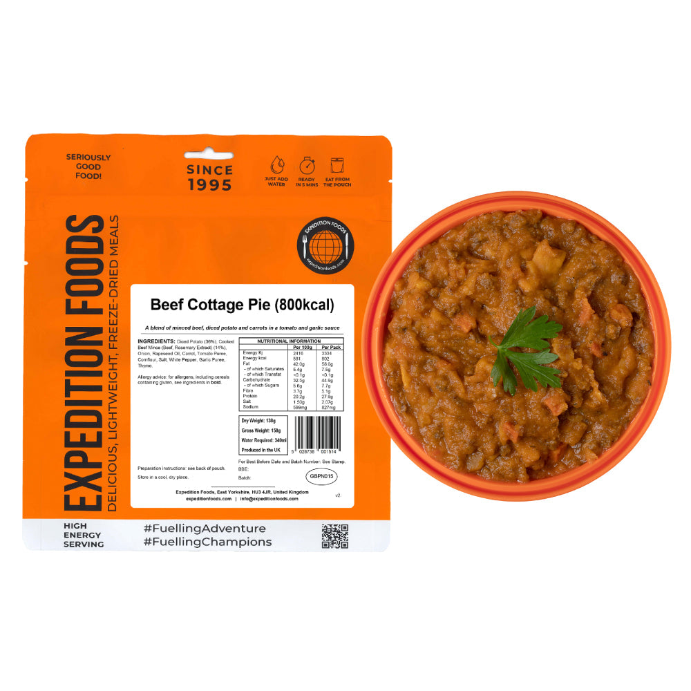 Expedition Foods Beef Cottage Pie | Freeze-Dried Meal