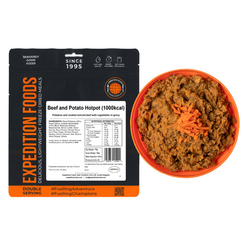 Expedition Foods Beef and Potato Hotpot | Freeze-Dried Meal
