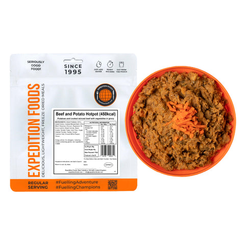 Expedition Foods Beef and Potato Hotpot | Freeze-Dried Meal
