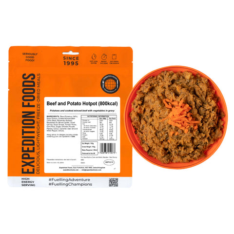 Expedition Foods Beef and Potato Hotpot | Freeze-Dried Meal