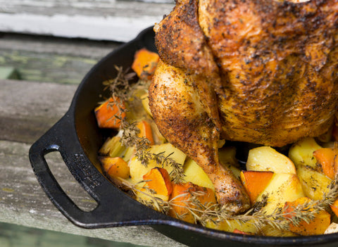 Petromax Cast Iron Poultry Roaster