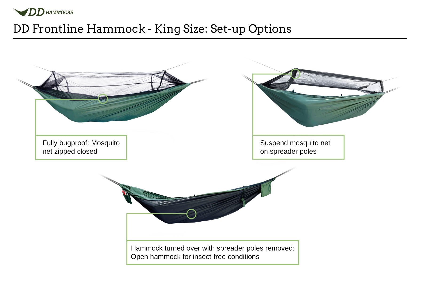 DD Frontline Hammock - KING Size - Wylies Outdoor World