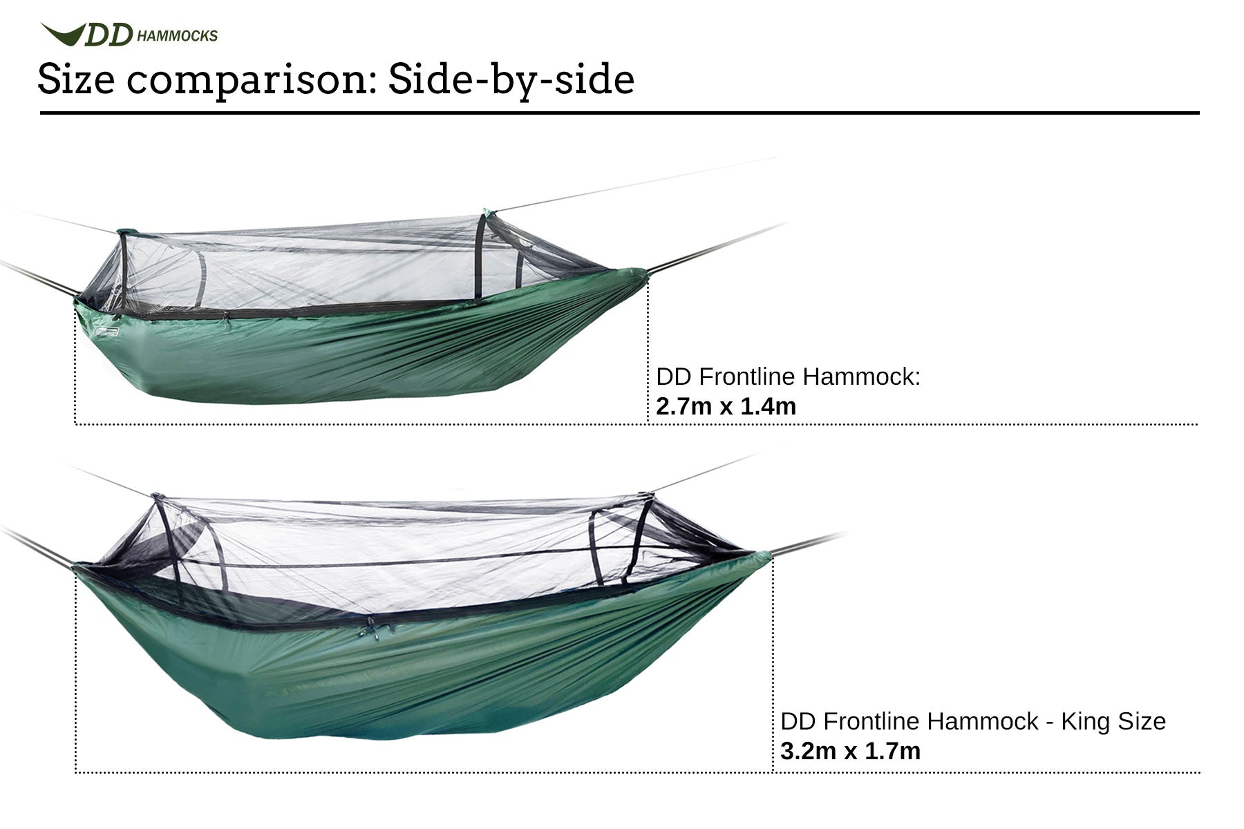 DD Frontline Hammock - KING Size - Wylies Outdoor World