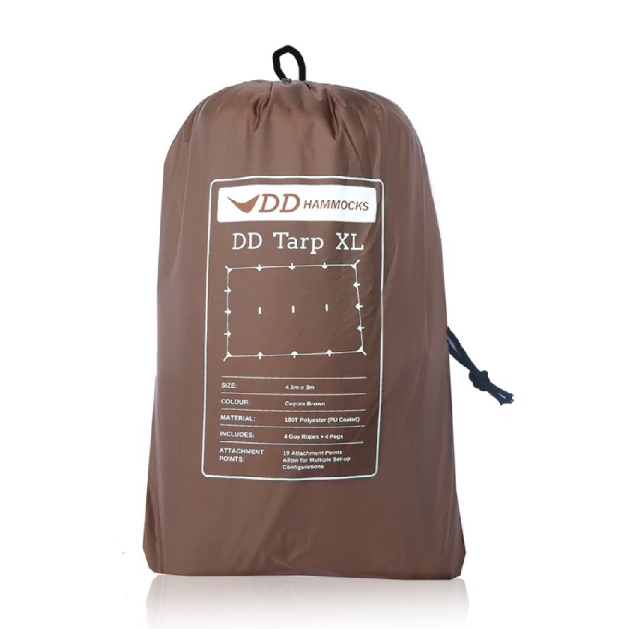dd hammocks tarp xl DD Tarp XL 4.5m x 3m Rectangular Tarp for – Wylies Outdoor World