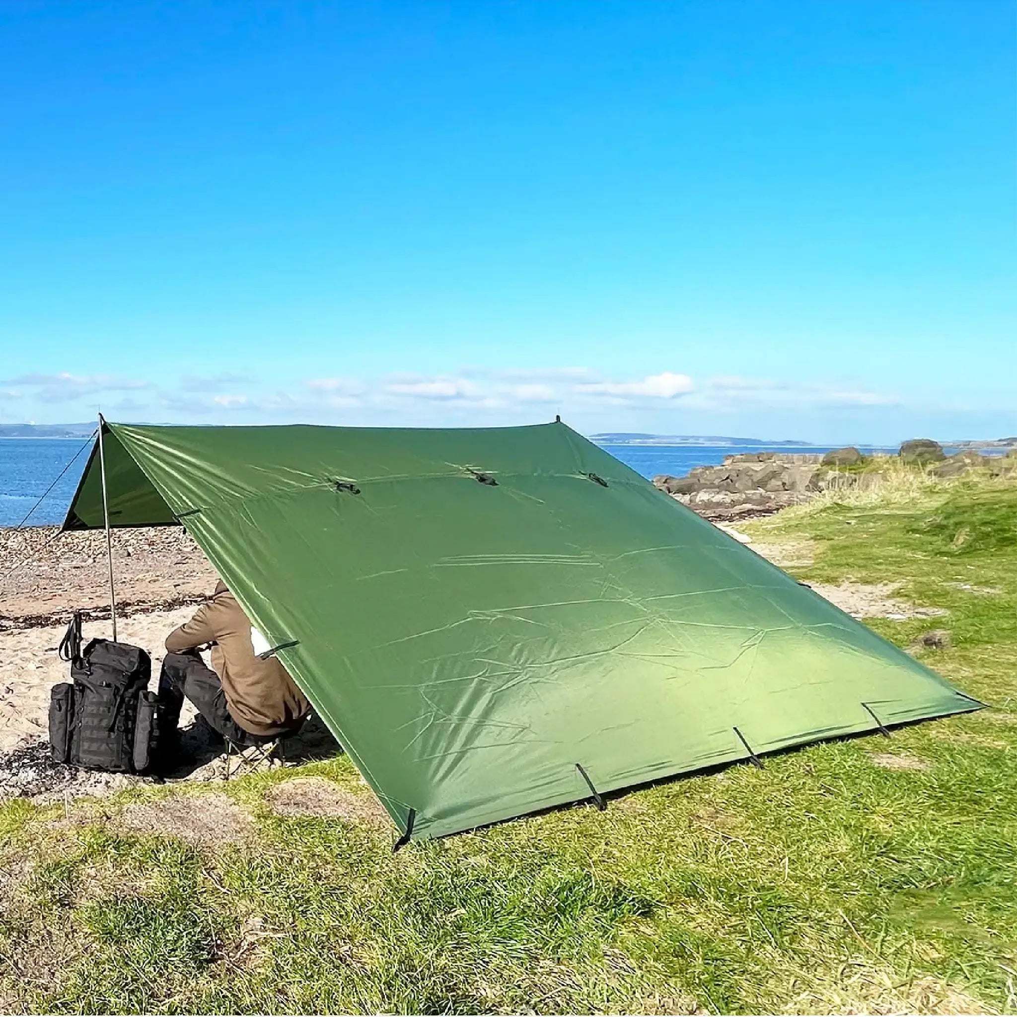 easy camp tarp 3x3 DD Tarp 3x3 UV50 Plus Waterproof Tarp with UV – Wylies Outdoor World