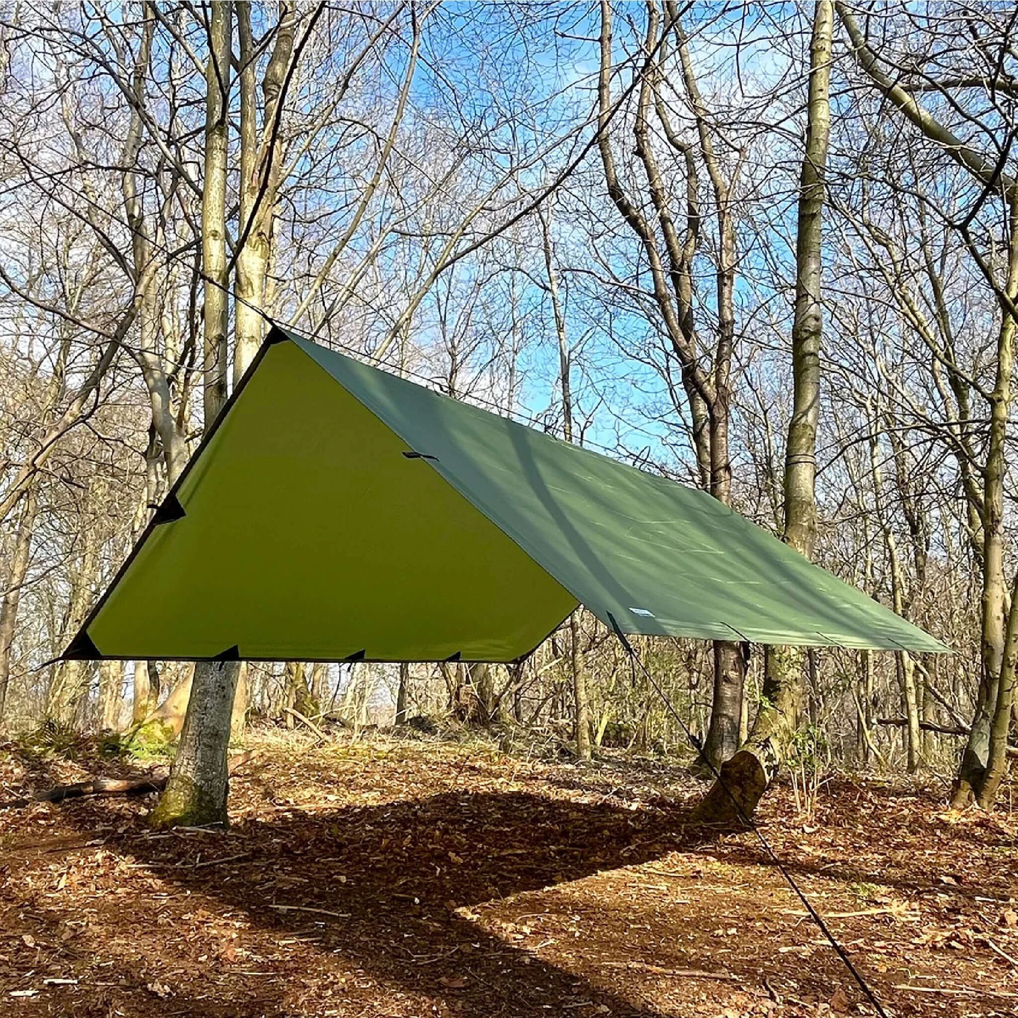 DD | RECYCLED TARP 3 X 3 METRI - Telo per camping ed escursioni DD | RECYCLED TARP 3 X 3 METRI - Telo per camping ed escursioni