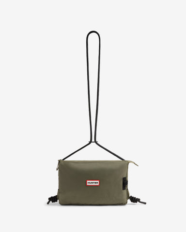 Deep Lichen Green Dozmary Utility Ripstop Crossbody Bag