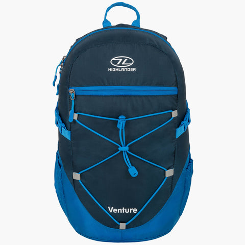Highlander Venture Backpack 20L with hydration compatibility and durable Ripstop construction.