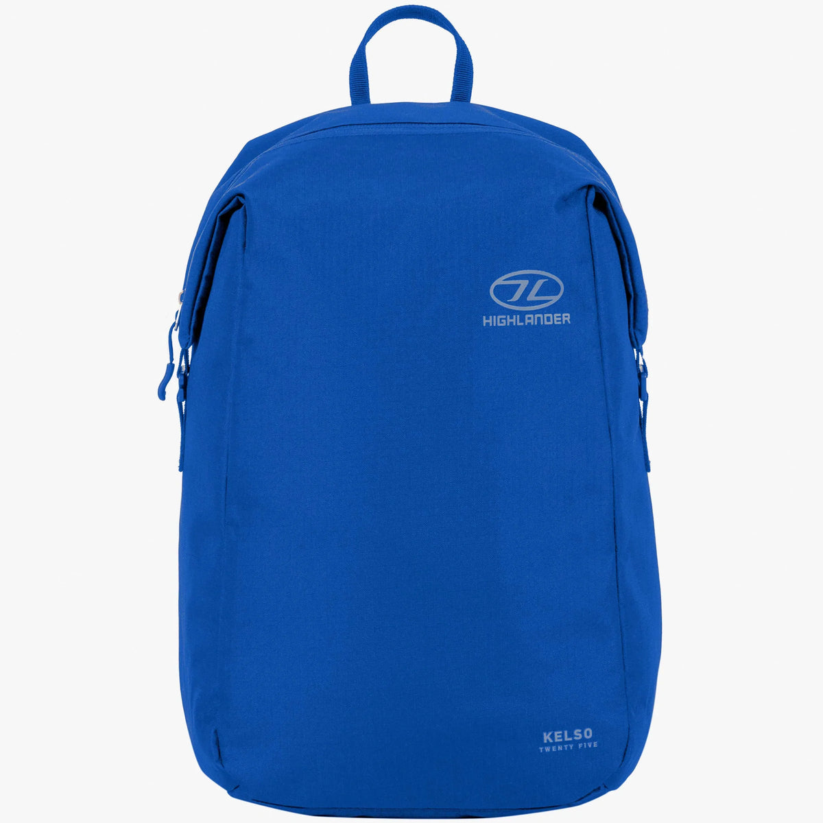 Kelso Backpack 25L in vibrant blue, featuring padded straps and sleek minimalist design for everyday use.
