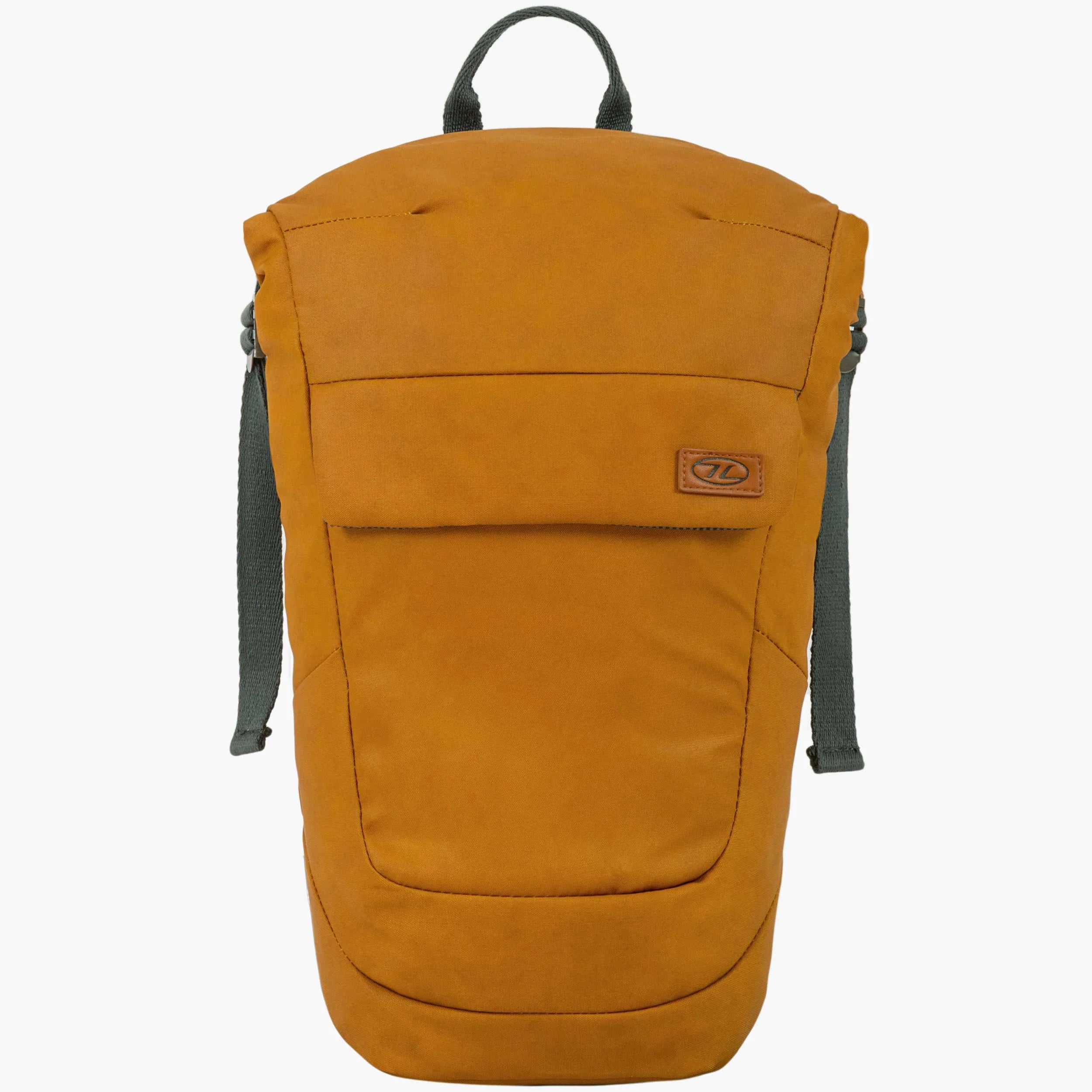 Stylish Flug Urban Laptop Backpack 18L in mustard color, designed for urban exploration and water resistance.