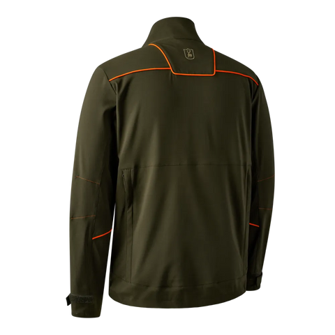 Deerhunter Men's Chamois Forrest Green Hunting, Jacket on sale at Wylie's Outdoor World UK (Back View)