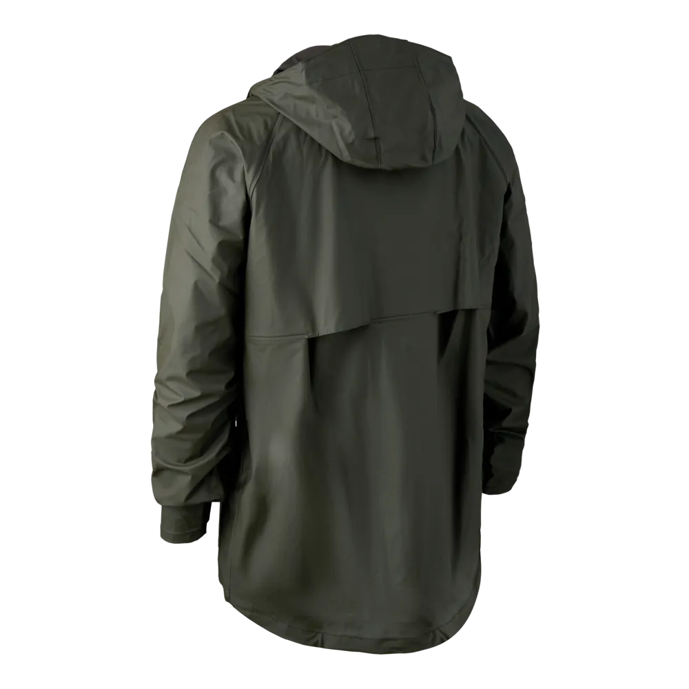 Deerhunter Men's Hurricane Rain Jacket Art Green Hunting, Jacket on sale at Wylie's Outdoor World UK (Back View)