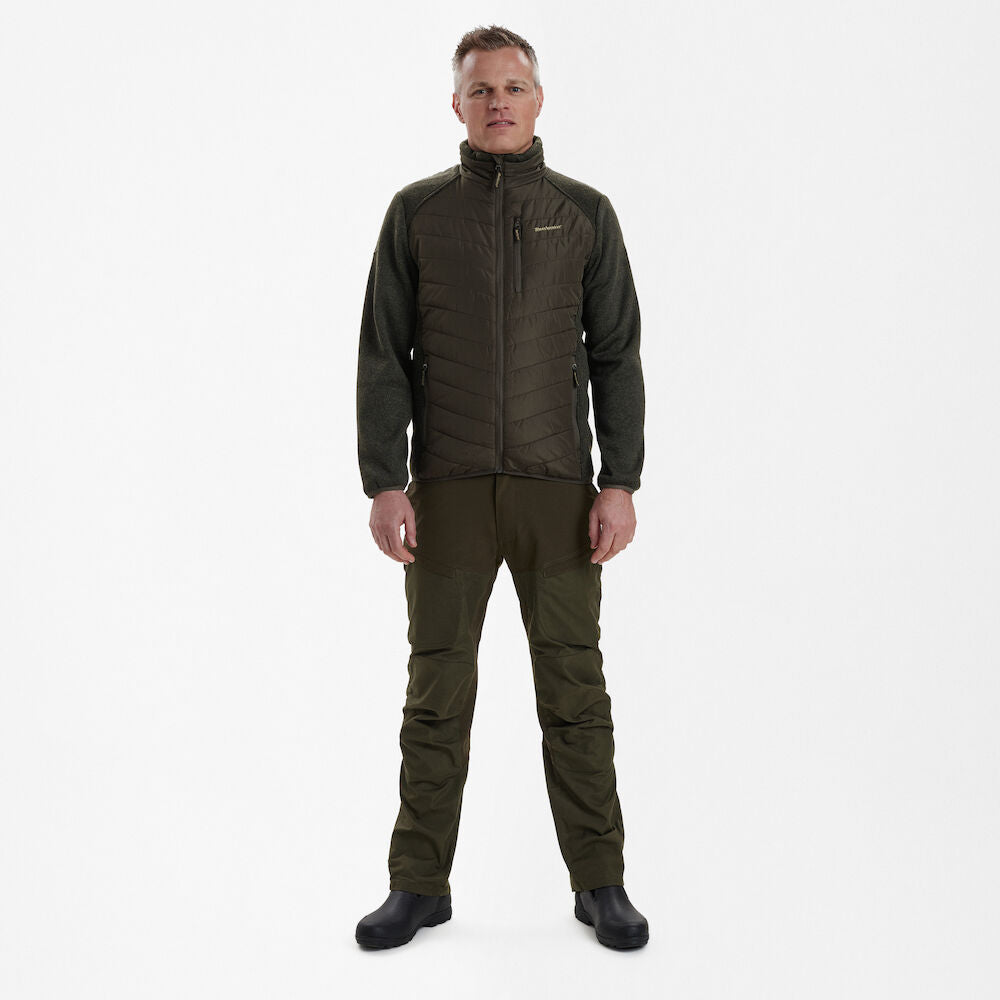 Deerhunter Men's Moor Padded Jacket with Knit Timber Hunting, Jacket on sale at Wylie's Outdoor World UK (Front view)