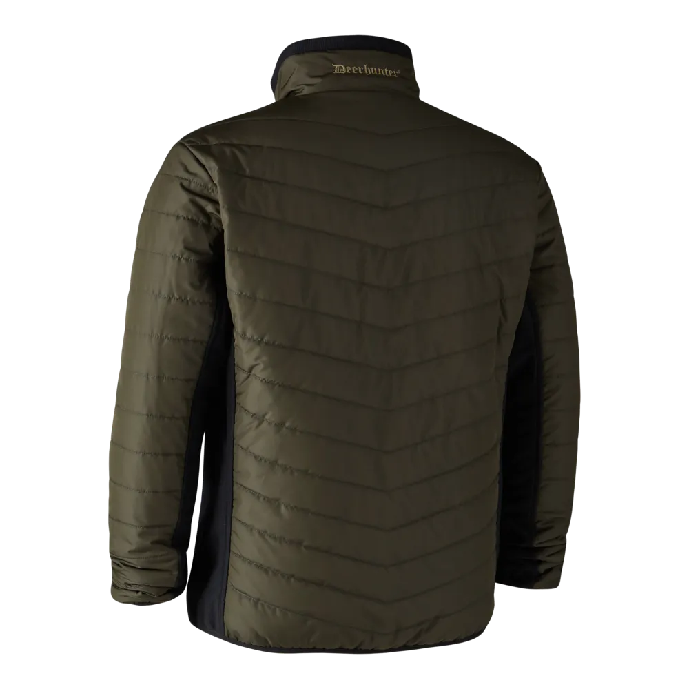Deerhunter Men's Moor Padded Jacket with softshell Adventure Green Hunting, Jacket on sale at Wylie's Outdoor World UK (Back View)