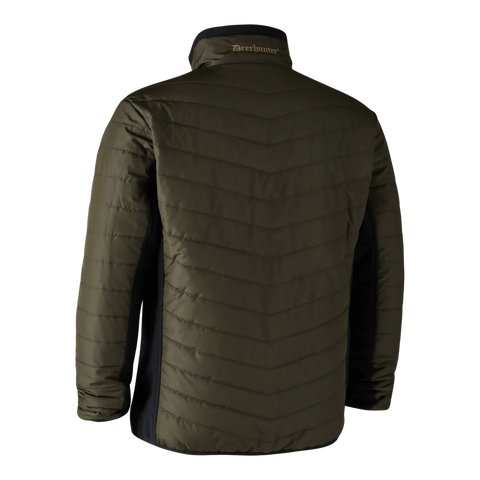 Deerhunter Men's Moor Padded Jacket with softshell Adventure Green Hunting, Jacket on sale at Wylie's Outdoor World UK (Back View)