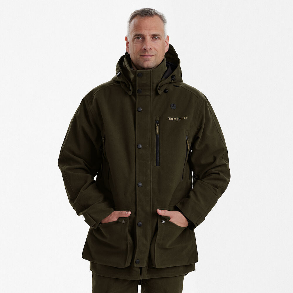 Deerhunter Men's PRO Gamekeeper Jacket Peat Hunting, Jacket on sale at Wylie's Outdoor World UK (Straight Angle View)
