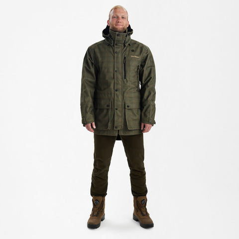 Deerhunter Men's PRO Gamekeeper Jacket Turf Hunting, Jacket on sale at Wylie's Outdoor World UK (Full Straight Angle View)