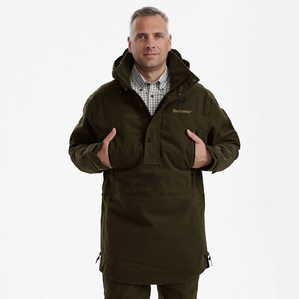Deerhunter Men's PRO Gamekeeper Smock Peat Hunting, Jacket on sale at Wylie's Outdoor World UK (Straight Angle View)