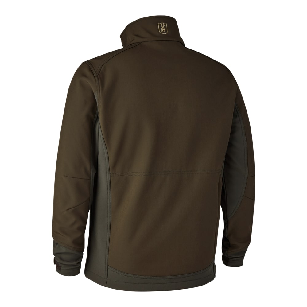 Deerhunter Men's Rogaland Softshell Jacket Fallen Leaf Hunting, Jacket on sale at Wylie's Outdoor World UK (Back View)