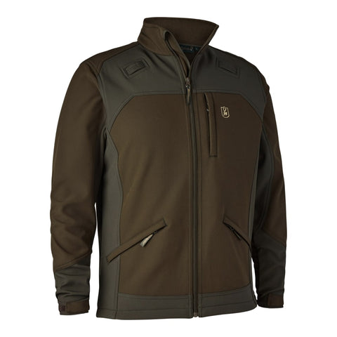 Deerhunter Men's Rogaland Softshell Jacket Fallen Leaf Hunting, Jacket on sale at Wylie's Outdoor World UK (Front View)