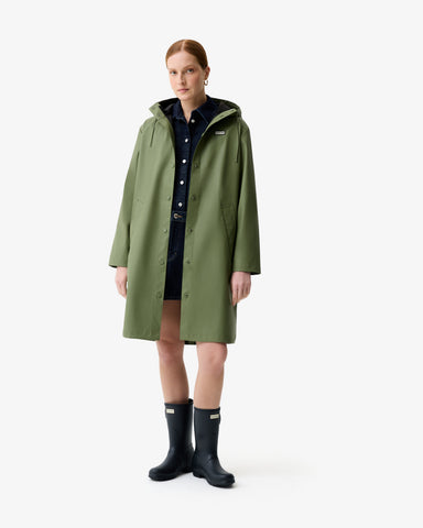 Women's Olive Ellis PU Raincoat