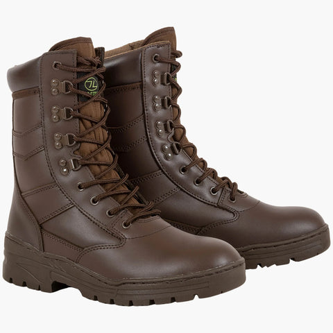 Highlander Delta - High Ankle All Leather Combat Boots