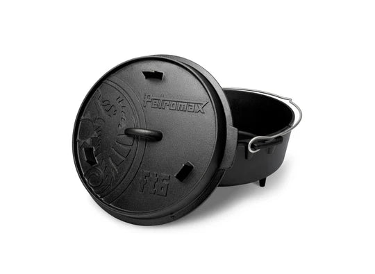 Petromax 5.5L Cast Iron Dutch Oven with Legs - Wylies Outdoor World