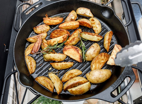 Petromax Cast Iron Grill Fire Skillet with Two Handles