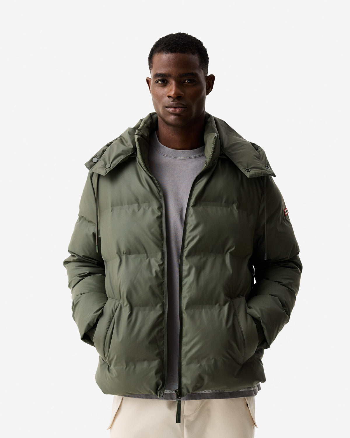 Men's Kambaba Green Elements Wiley Sonic Welded Pu Puffer Jacket