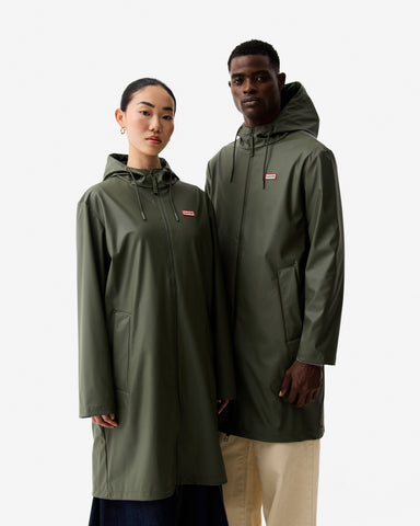 Unisex Kambaba Green Downpour Andrea PU Rain Coat