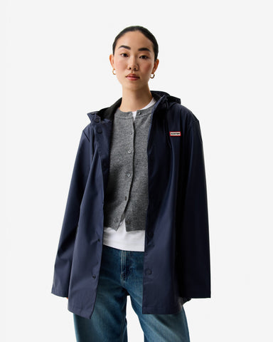 Unisex Night Sky Downpour Jo PU Rain Parka