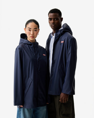 Unisex Night Sky Downpour Jo PU Rain Parka