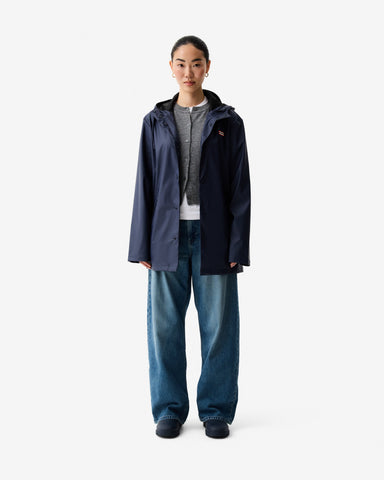 Unisex Night Sky Downpour Jo PU Rain Parka