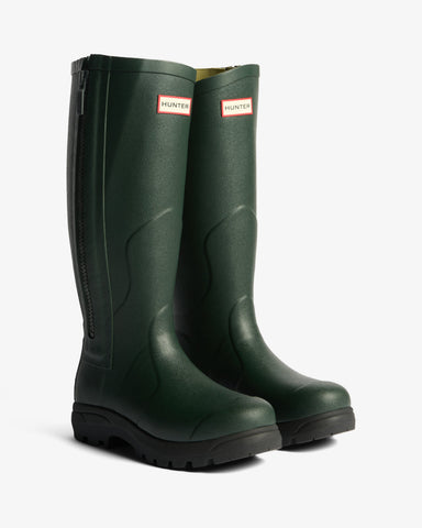 Unisex Dark Olive Balmoral MKII Full Zip Wellington Boot