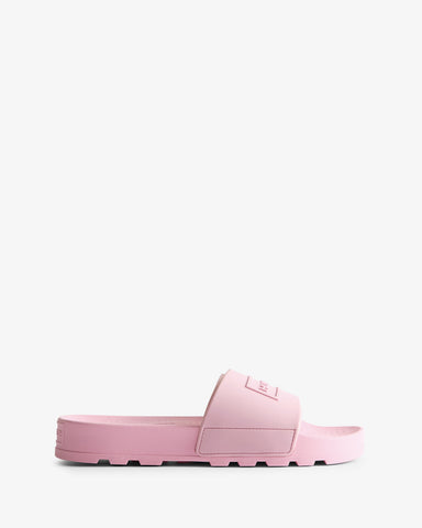 Unisex Parfait Pink Core Embossed Silicon Logo Slider