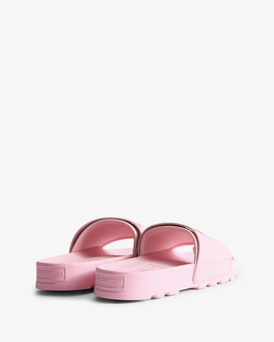 Unisex Parfait Pink Core Embossed Silicon Logo Slider