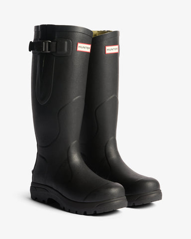 Unisex Black Balmoral MKII Side Adjustable Wellington Boot