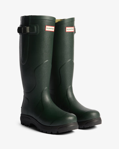 Unisex Dark Olive Balmoral MKII Side Adjustable Wellington Boot