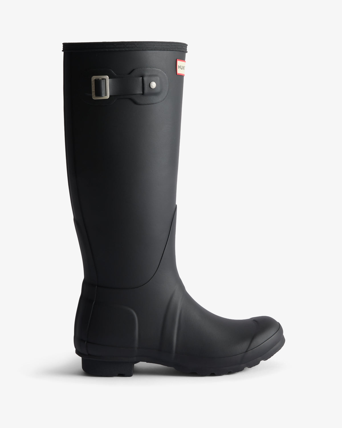 Women's Black Tartan Lining Tall Wellington Boot