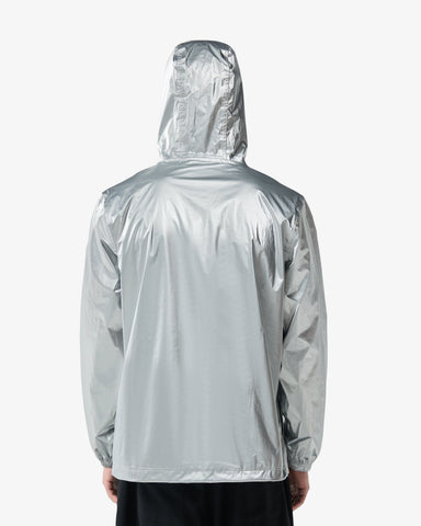 Unisex Silver Play Packable Shell Rain Jacket