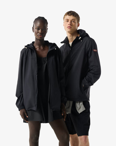 Unisex Black Play Packable Shell Rain Jacket