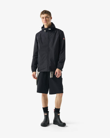 Unisex Black Play Packable Shell Rain Jacket