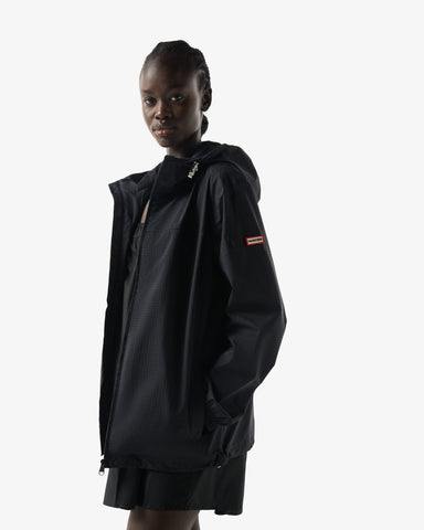 Unisex Black Play Packable Shell Rain Jacket