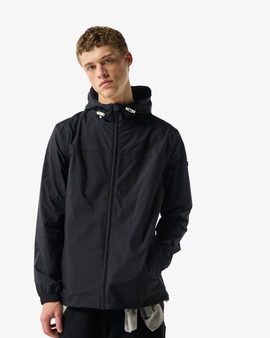 Unisex Black Play Packable Shell Rain Jacket