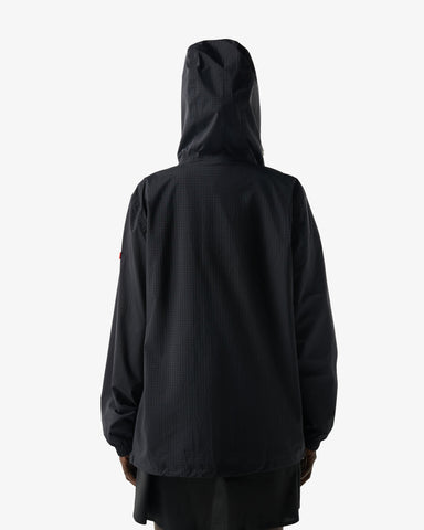 Unisex Black Play Packable Shell Rain Jacket